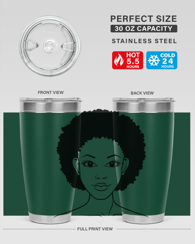 black women - queen 64#- women-girls- Tumbler