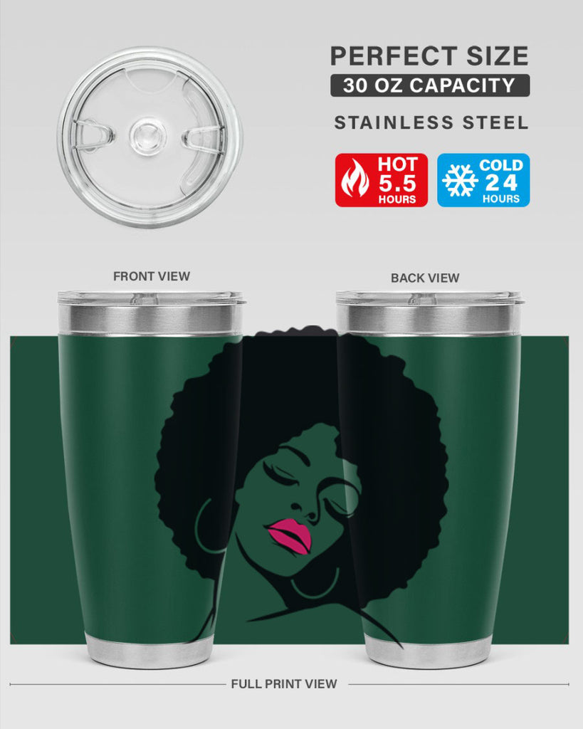 black women - queen 68#- women-girls- Tumbler