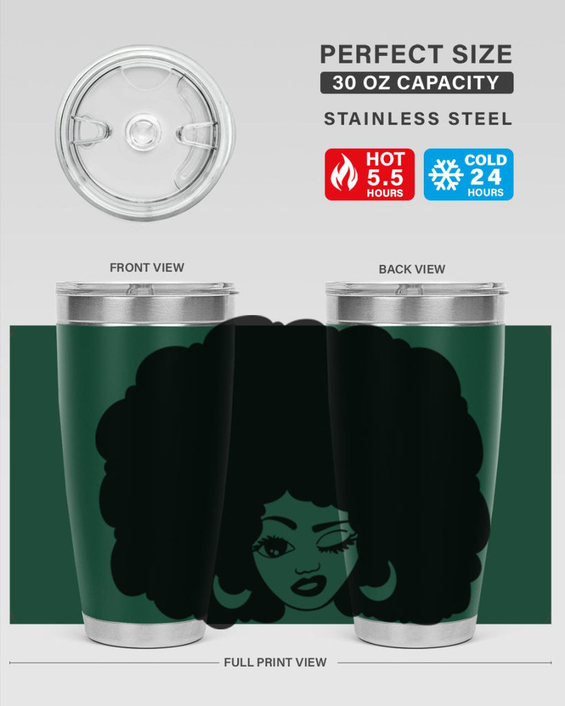 black women - queen 73#- women-girls- Tumbler