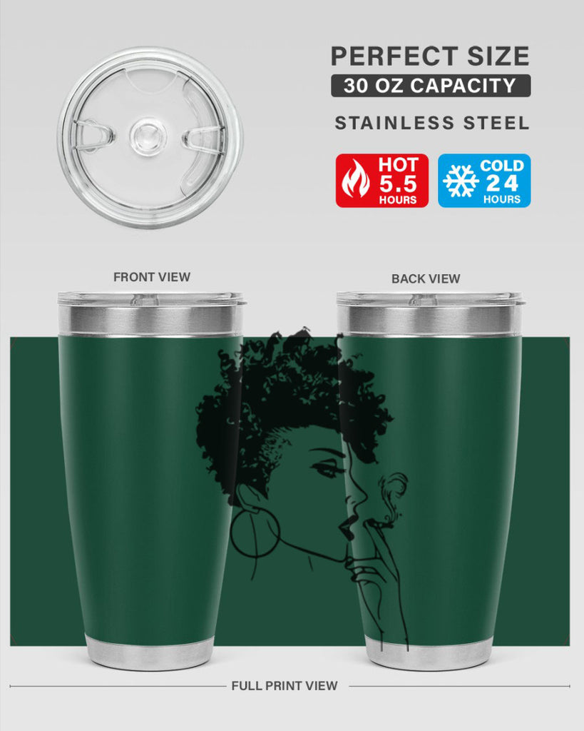 black women - queen 8#- women-girls- Tumbler