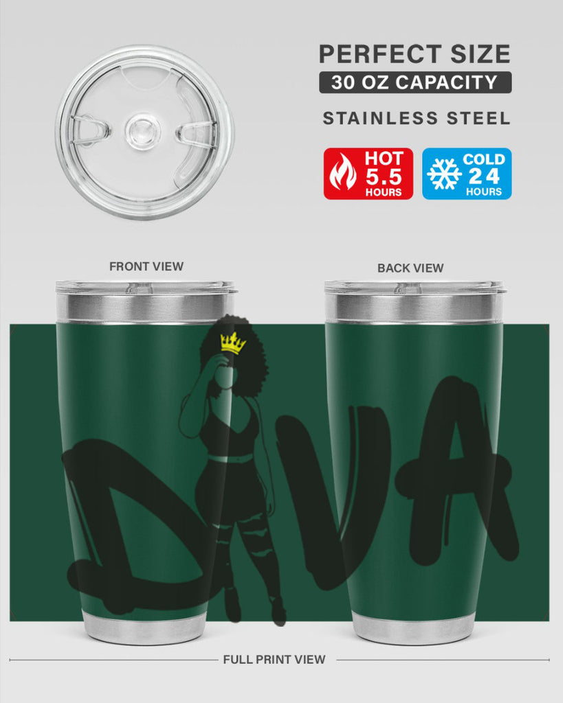 diva 6#- women-girls- Tumbler