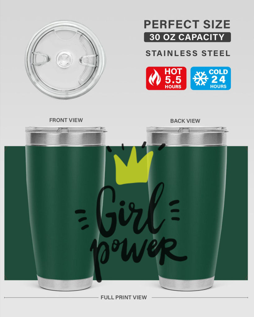 girl power crown 35#- women-girls- Tumbler