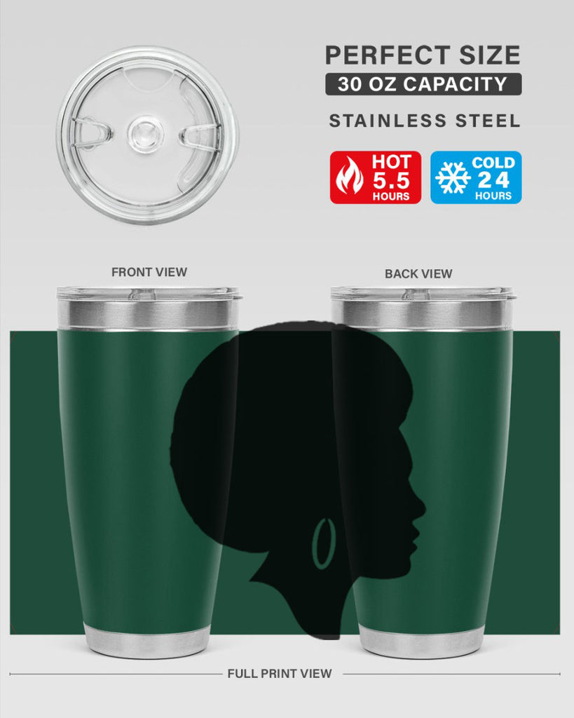 remix femaleafroavatar black 20#- women-girls- Tumbler