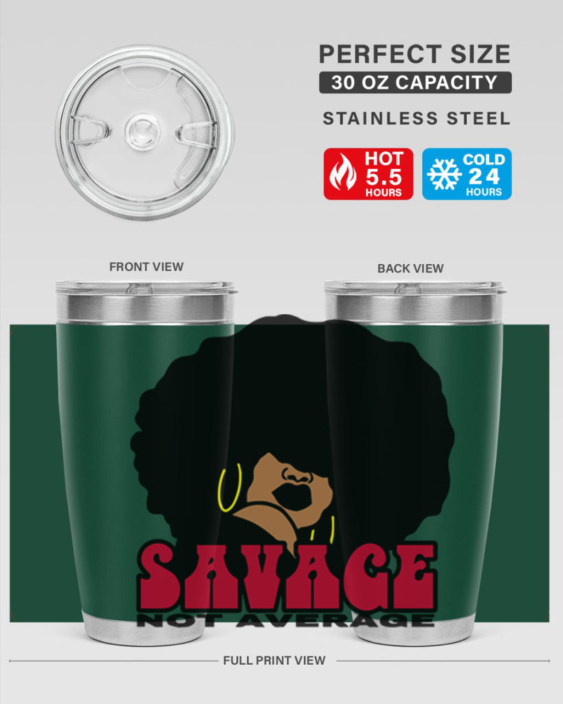 savage not average 1#- women-girls- Tumbler