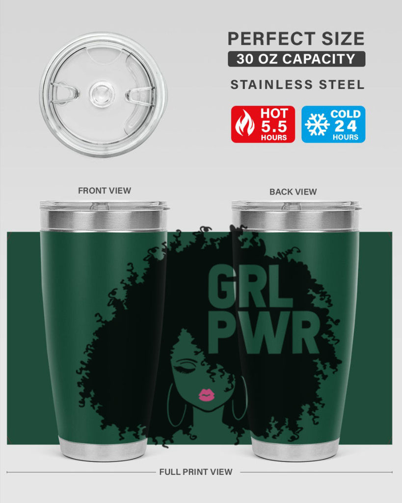 woman face grlpwr 1#- women-girls- Tumbler