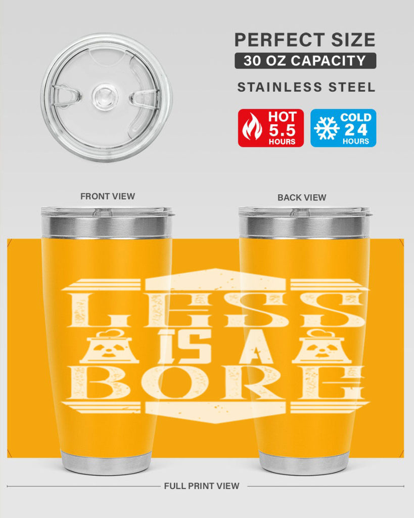 Less is a bore Style 29#- architect- tumbler