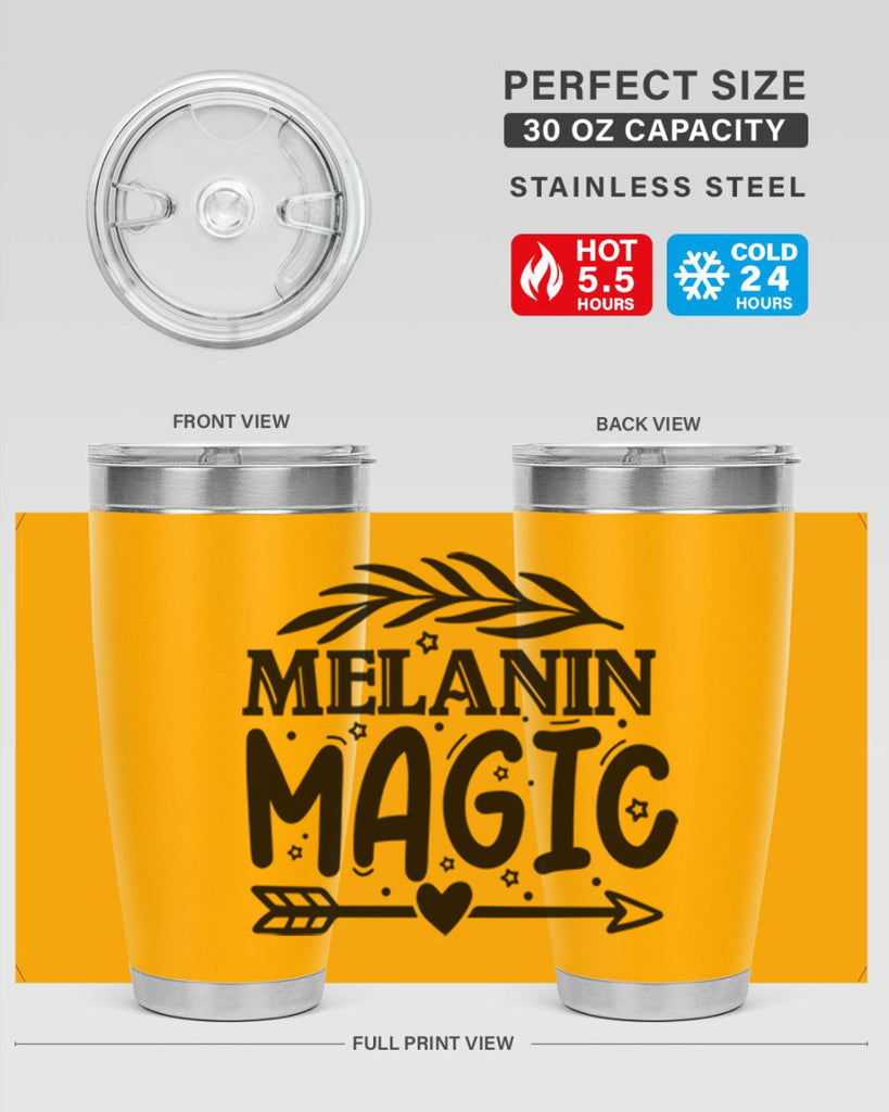 Melanin magic Style 19#- women-girls- Tumbler