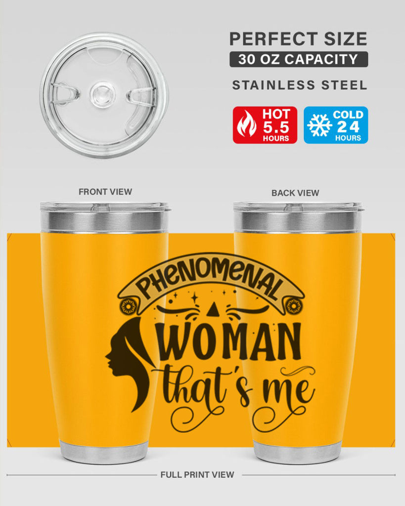Phenomenal woman thats me Style 15#- women-girls- Tumbler