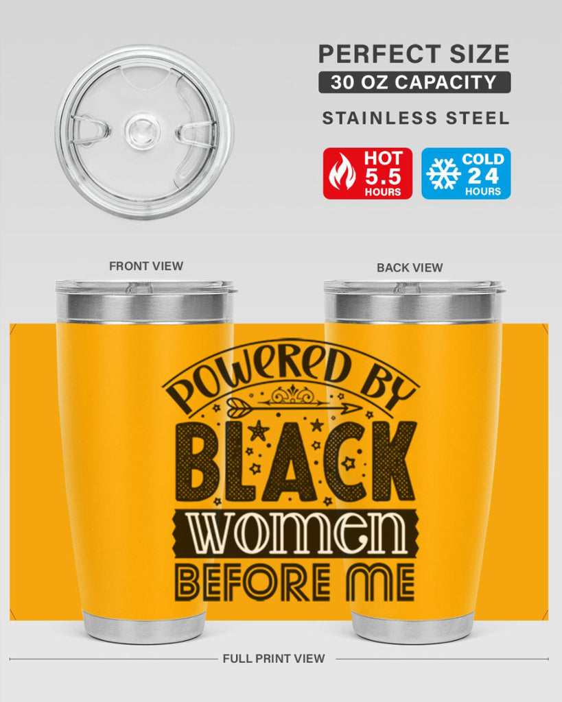 Powered by blackp women before me Style 14#- women-girls- Tumbler