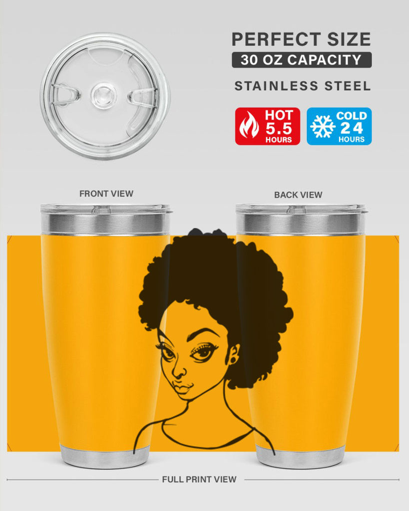 afro woman girl lady 68#- women-girls- Tumbler