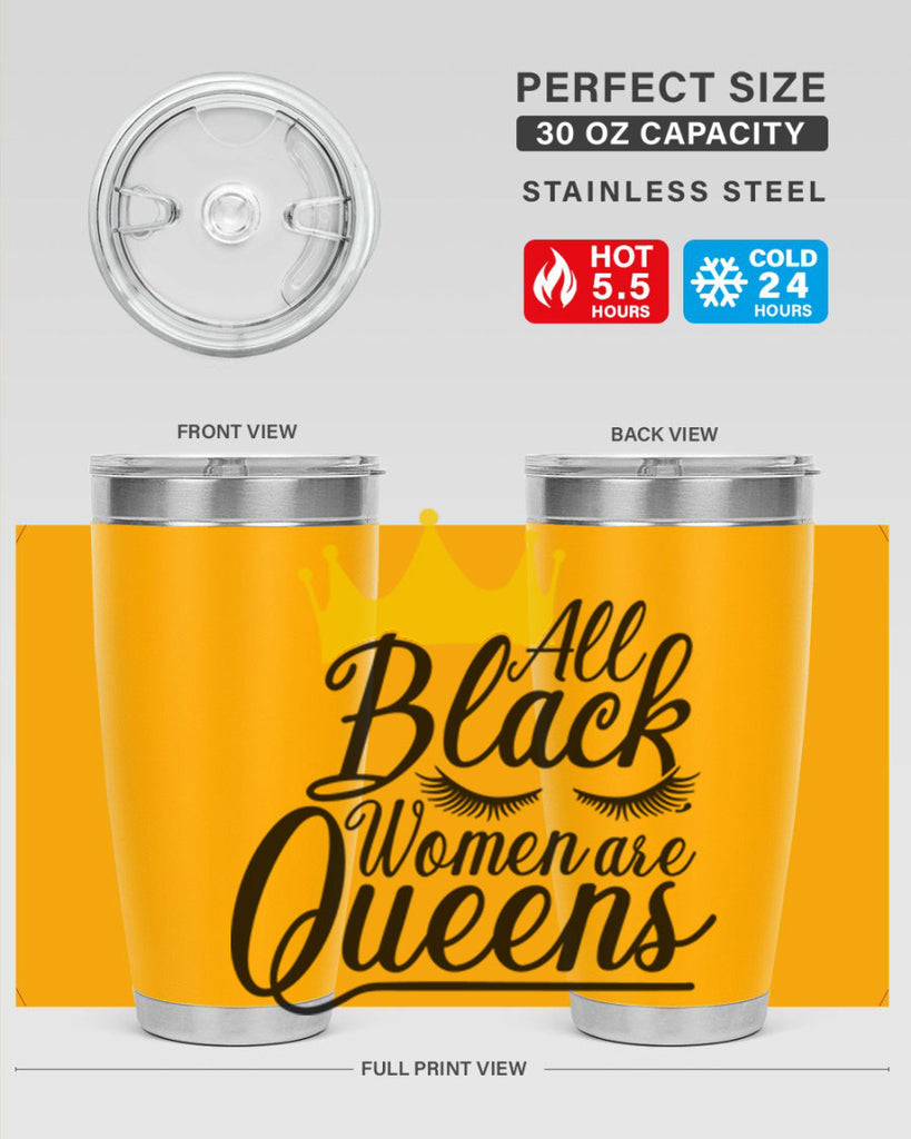 all black women are queens Style 65#- women-girls- Tumbler