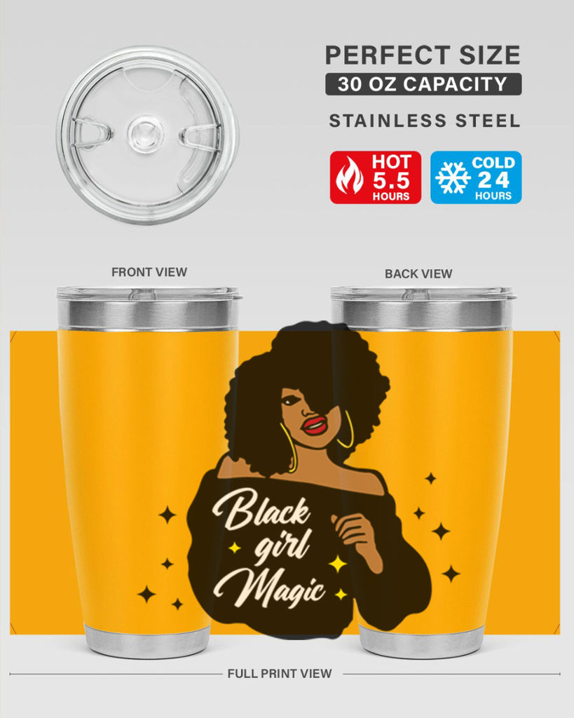 black girl magic 21#- women-girls- Tumbler