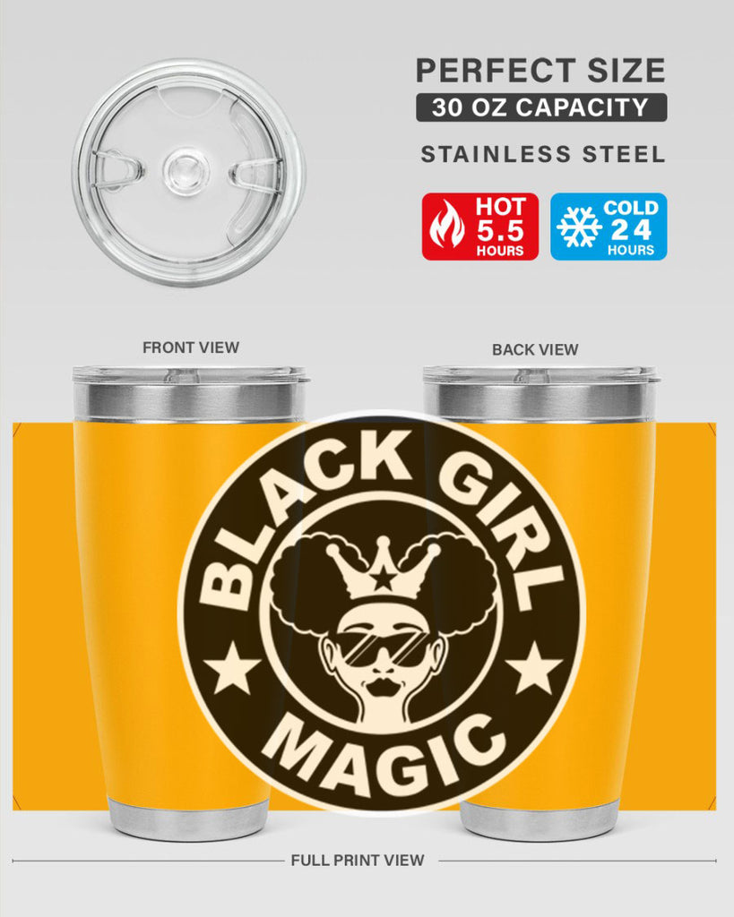black girl magic coffee 57#- women-girls- Tumbler