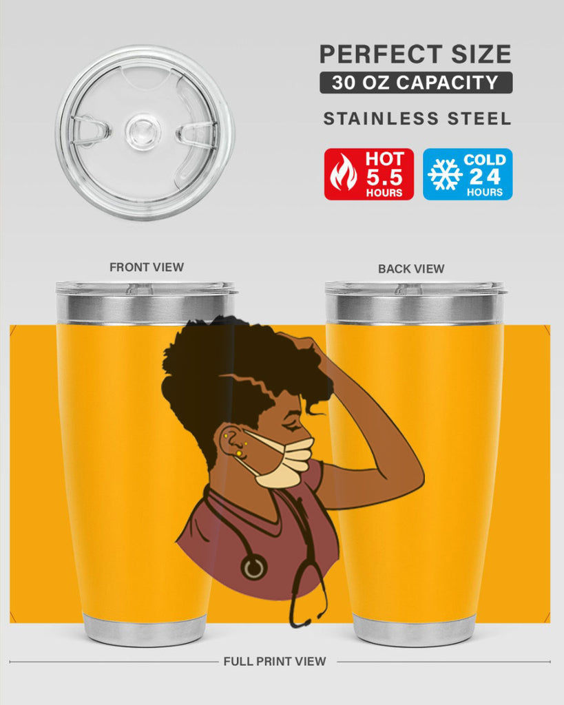 black nurse 1#- women-girls- Tumbler