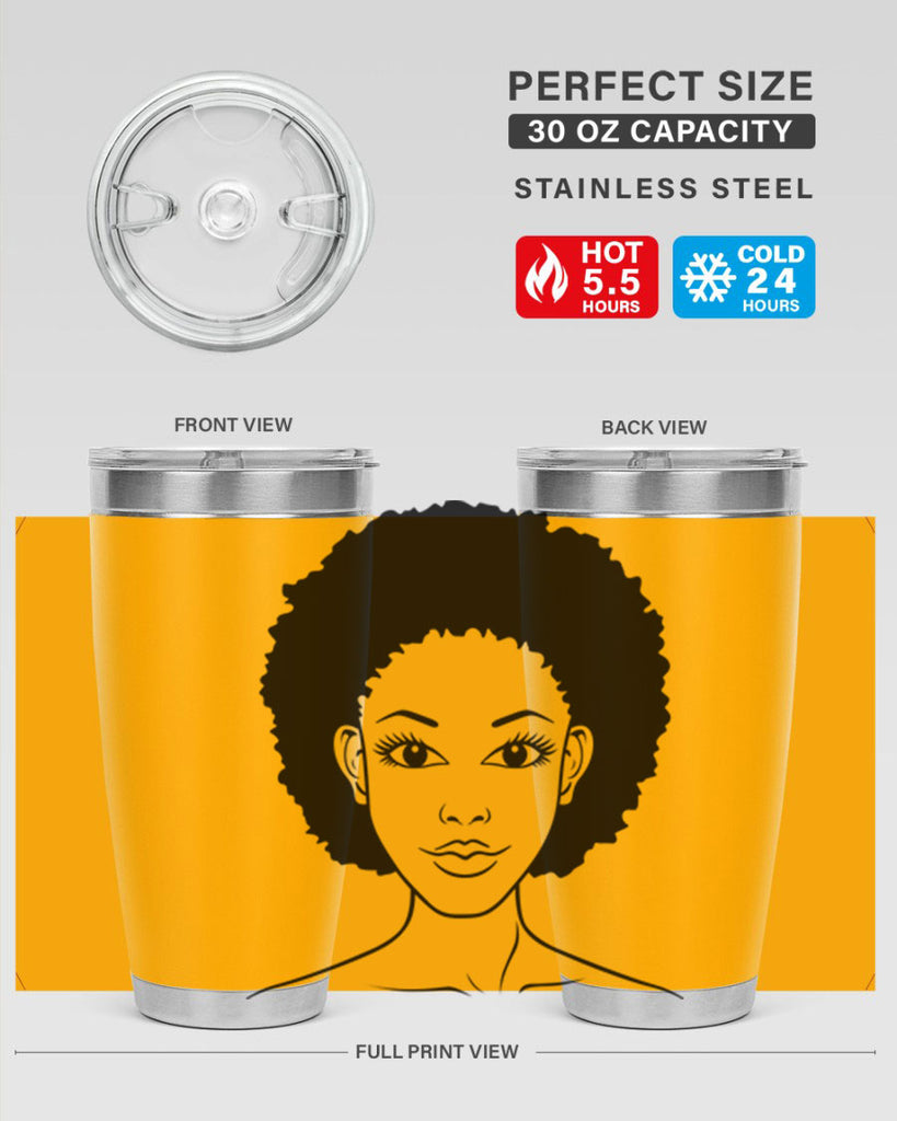 black women - queen 64#- women-girls- Tumbler