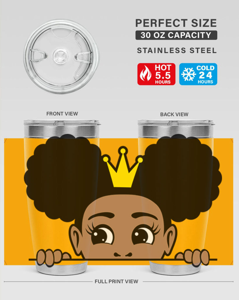 crown afro puffs 51#- women-girls- Tumbler