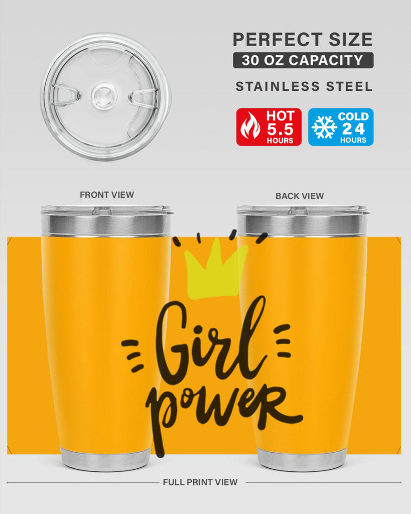girl power crown 35#- women-girls- Tumbler