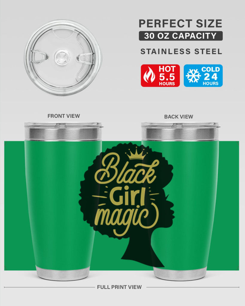 Black Girl magic copy Style 60#- women-girls- Tumbler