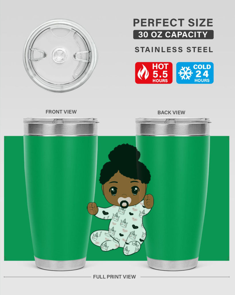 Black baby style 5#- women-girls- Tumbler