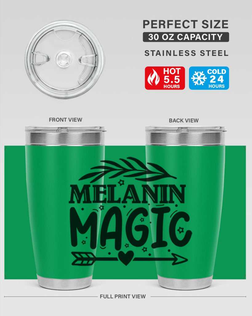 Melanin magic Style 19#- women-girls- Tumbler