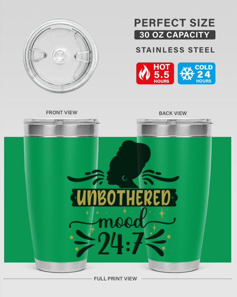 Unbothered mood Style 2#- women-girls- Tumbler