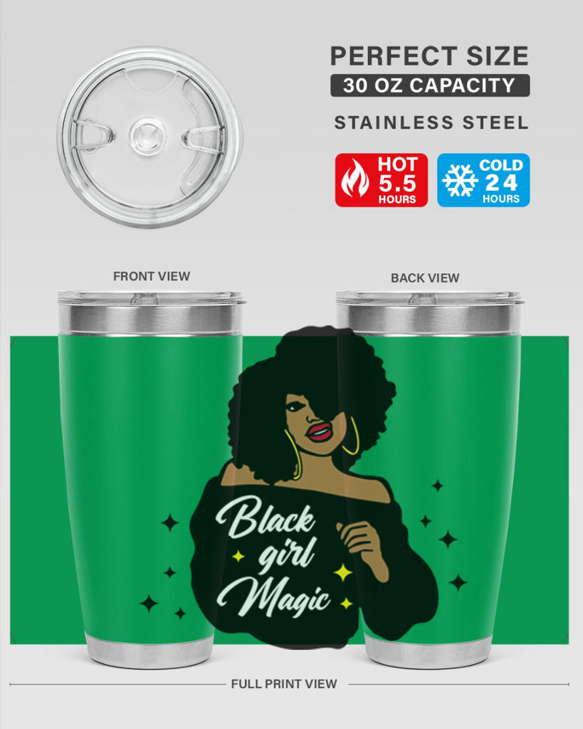 black girl magic 21#- women-girls- Tumbler