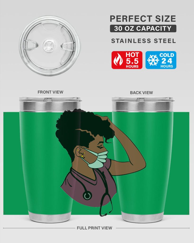 black nurse 1#- women-girls- Tumbler