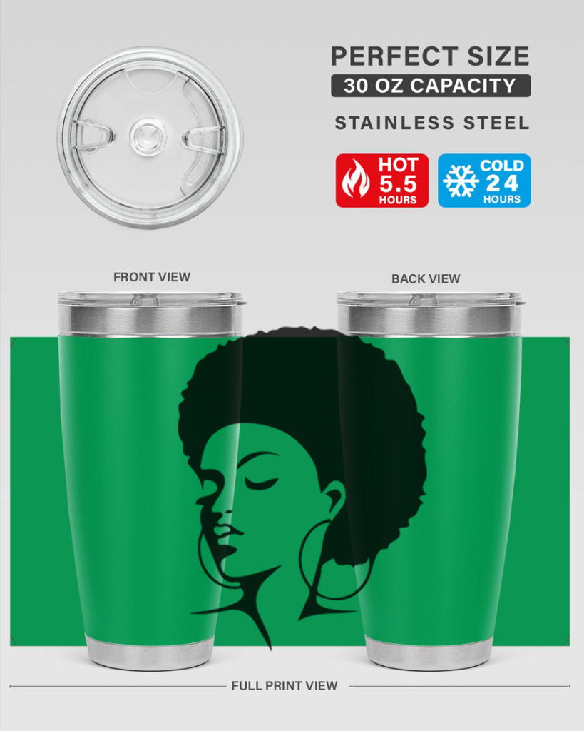 black women - queen 19#- women-girls- Tumbler