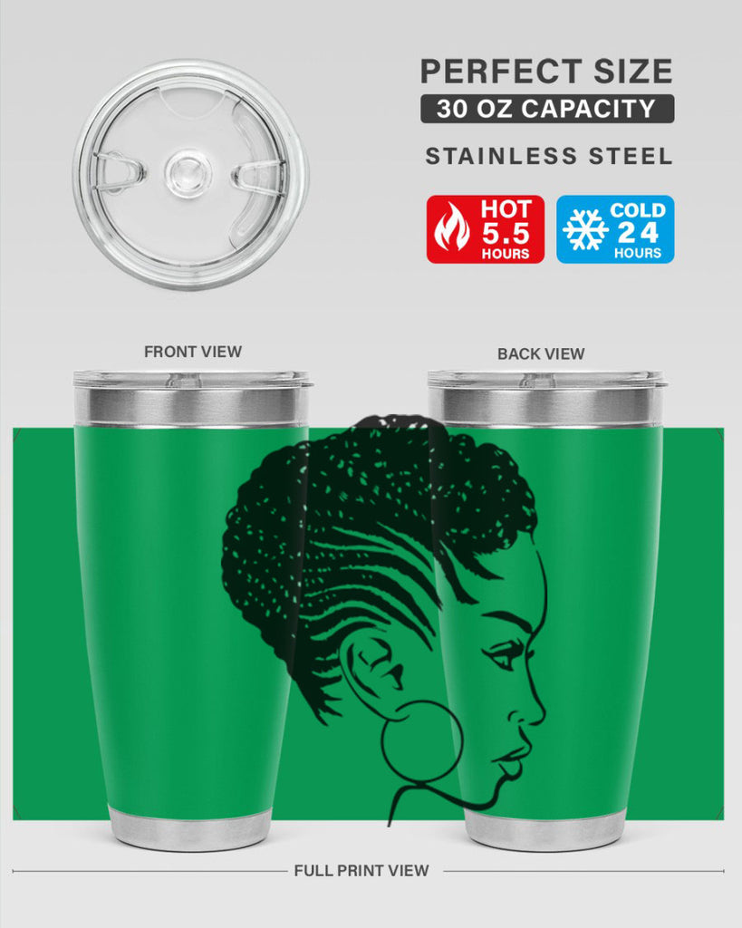 black women - queen 20#- women-girls- Tumbler