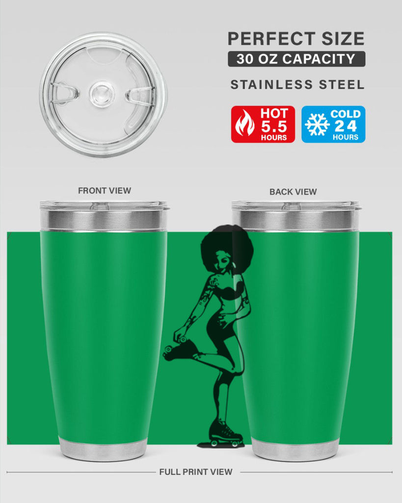 black women - queen 62#- women-girls- Tumbler