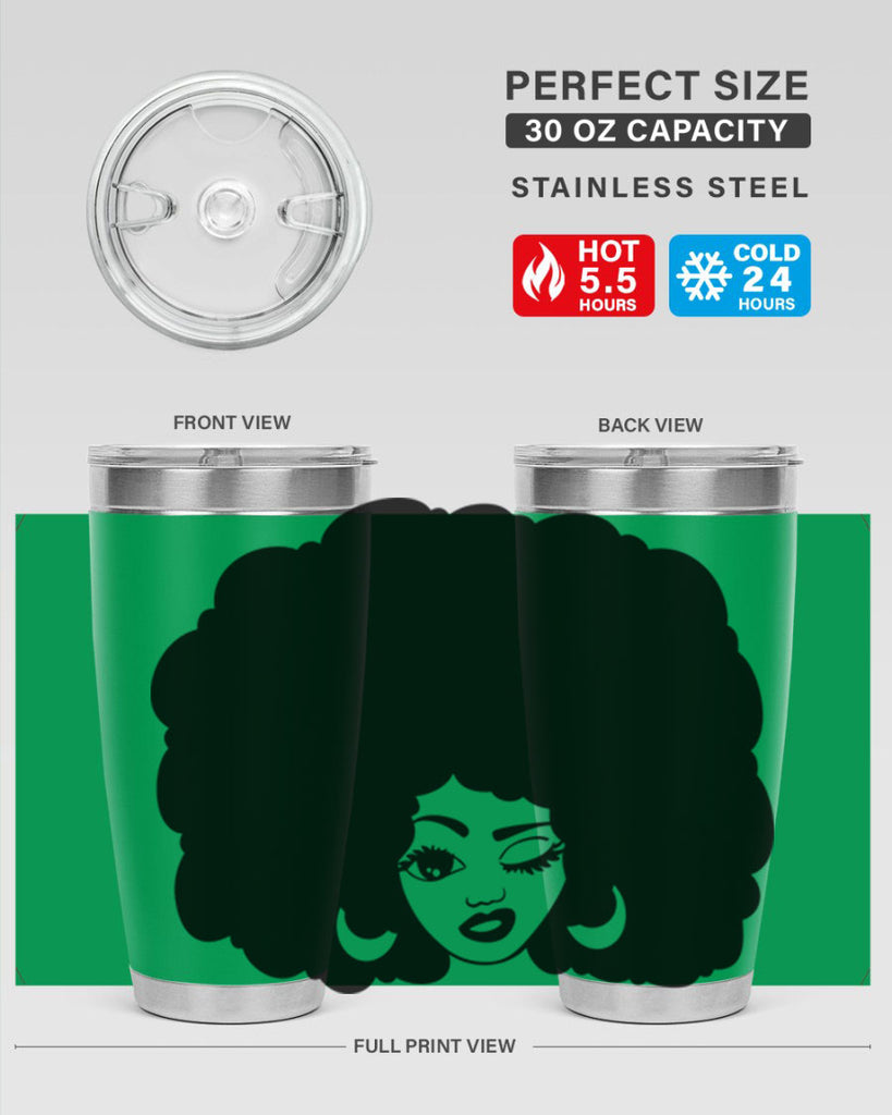 black women - queen 73#- women-girls- Tumbler