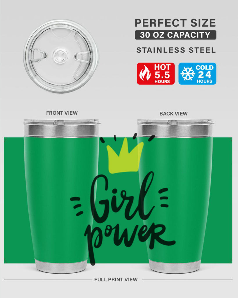 girl power crown 35#- women-girls- Tumbler