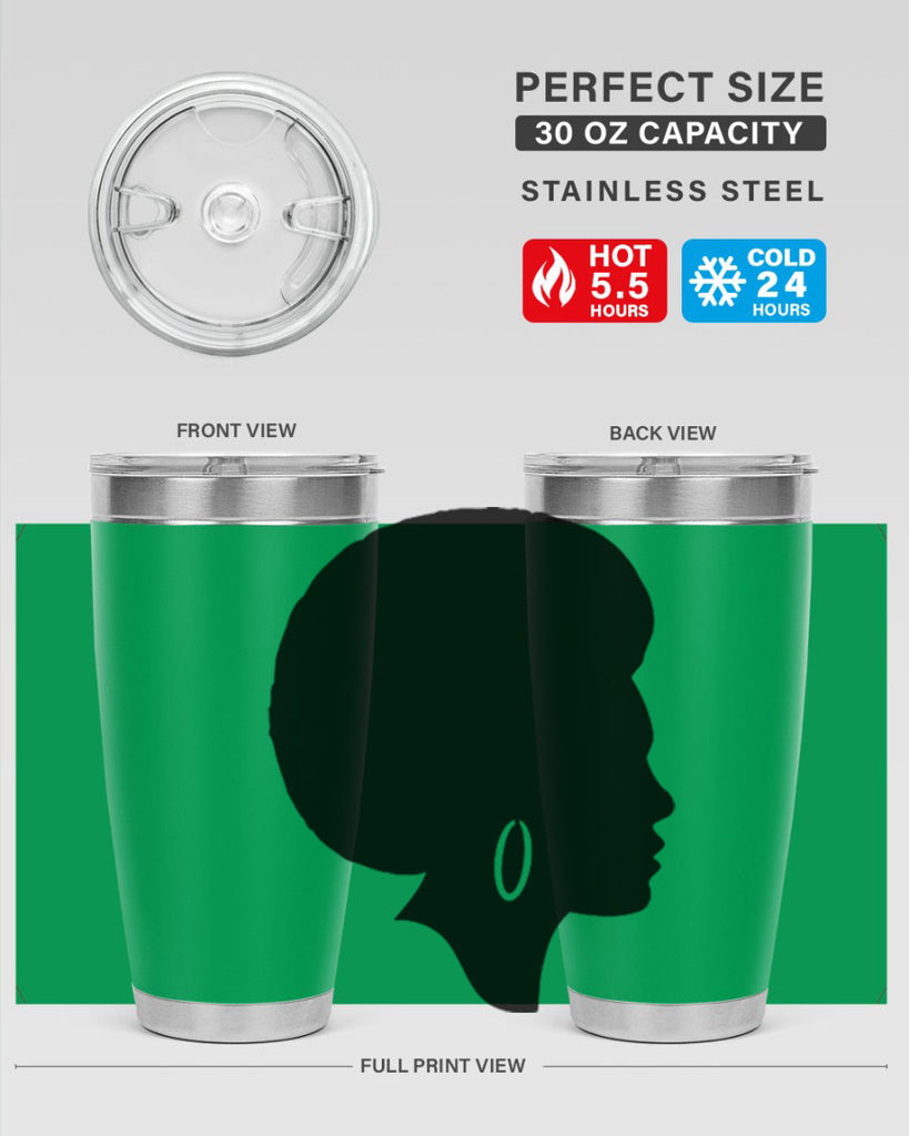 remix femaleafroavatar black 20#- women-girls- Tumbler