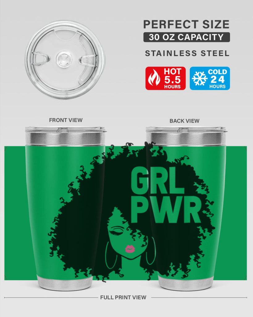 woman face grlpwr 1#- women-girls- Tumbler