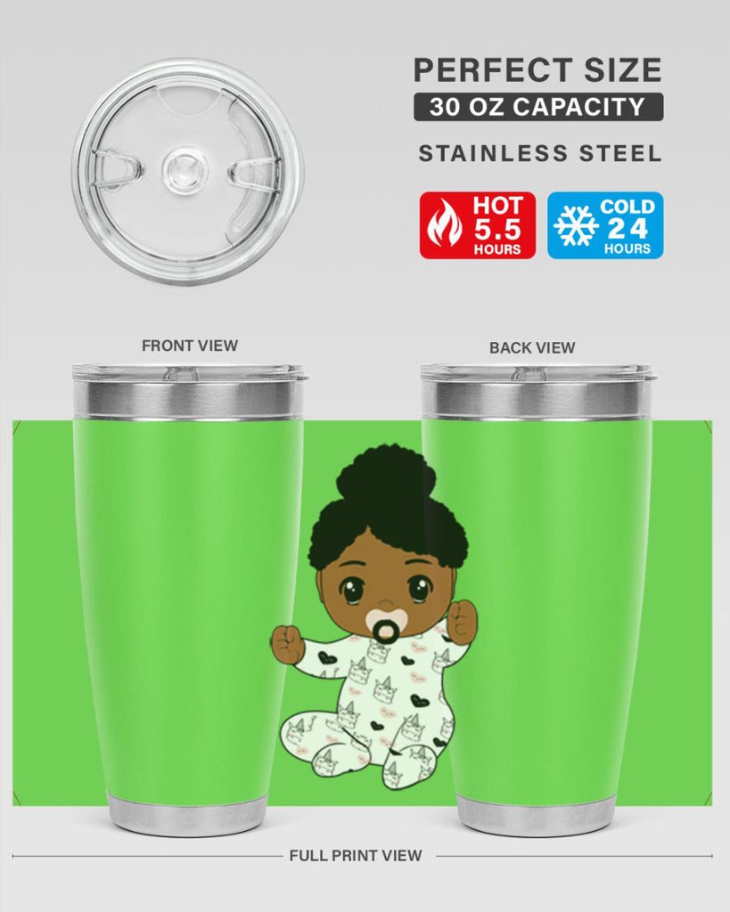 Black baby style 5#- women-girls- Tumbler