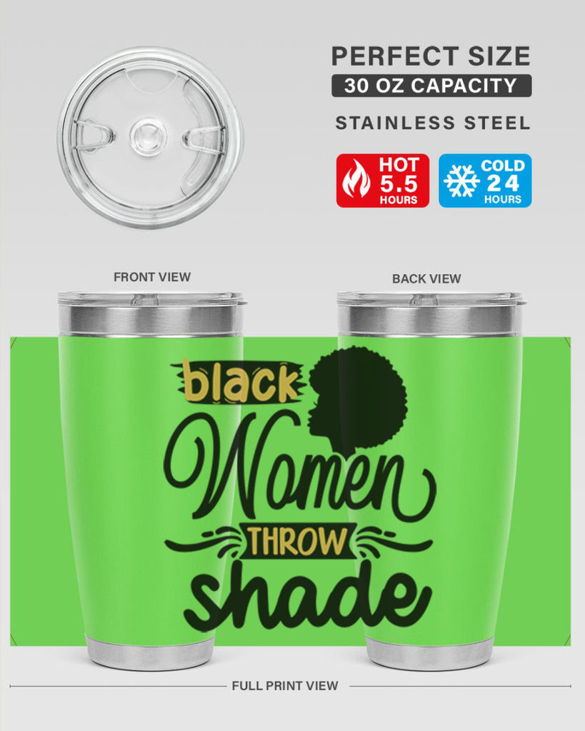 Black women throw shade Style 50#- women-girls- Tumbler