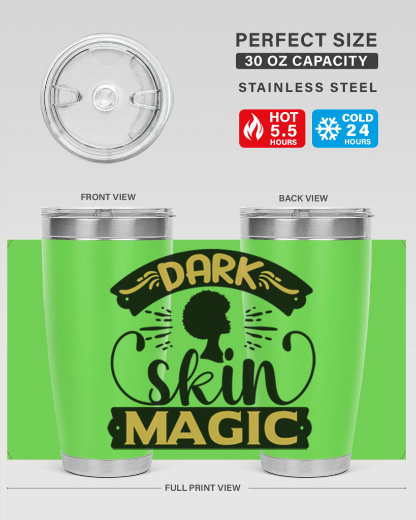 Dark skin magic Style 42#- women-girls- Tumbler