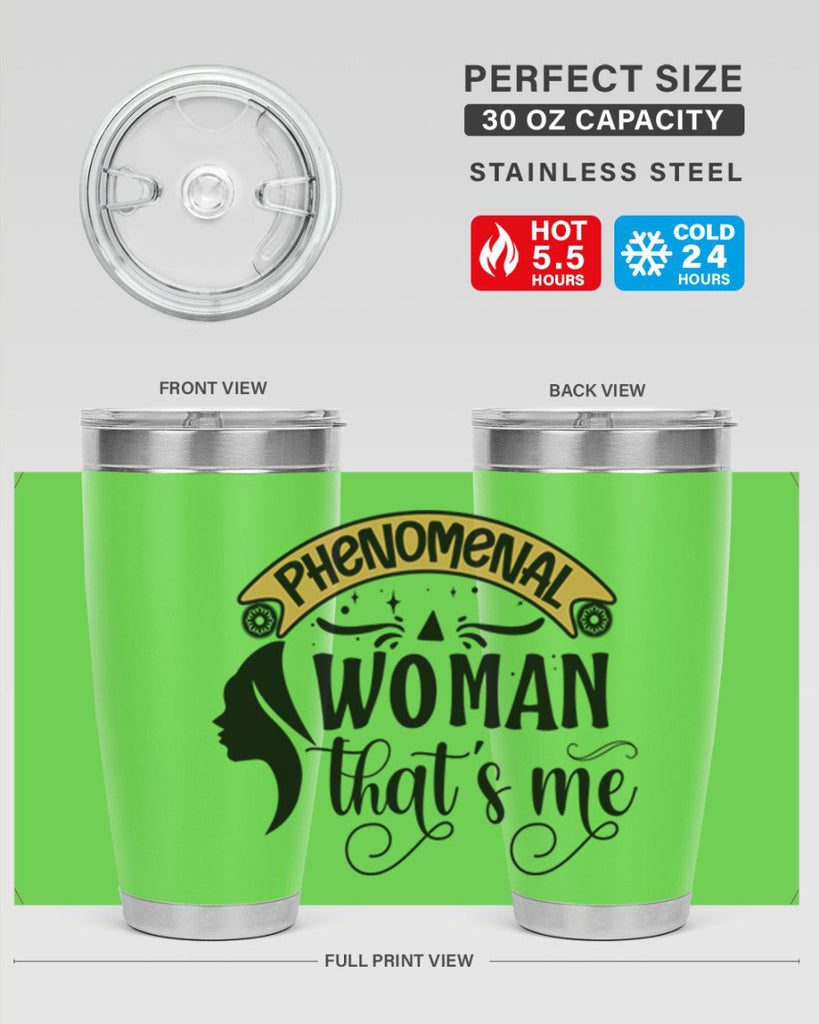 Phenomenal woman thats me Style 15#- women-girls- Tumbler
