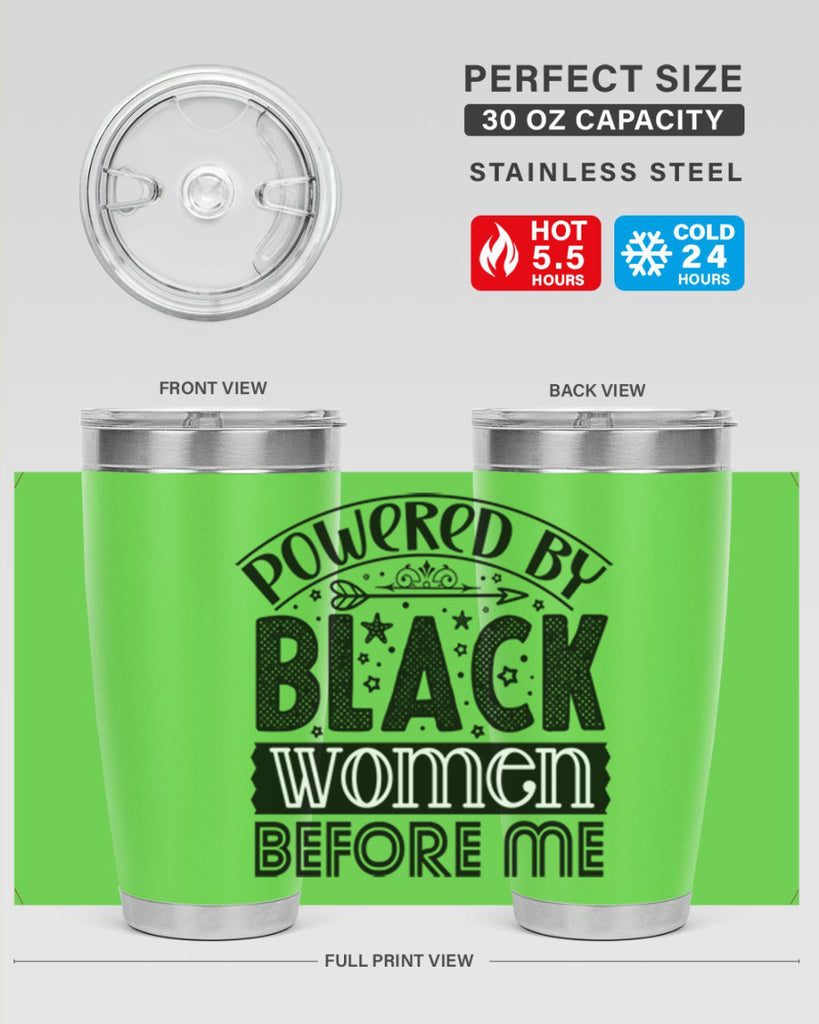 Powered by blackp women before me Style 14#- women-girls- Tumbler