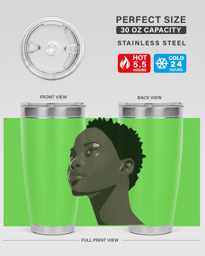 african woman portrait 88#- women-girls- Tumbler