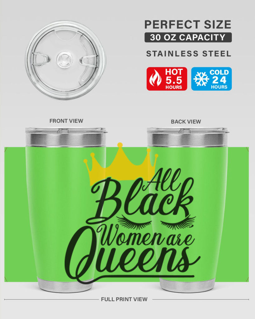 all black women are queens Style 65#- women-girls- Tumbler