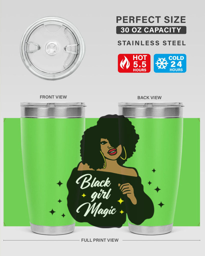 black girl magic 21#- women-girls- Tumbler