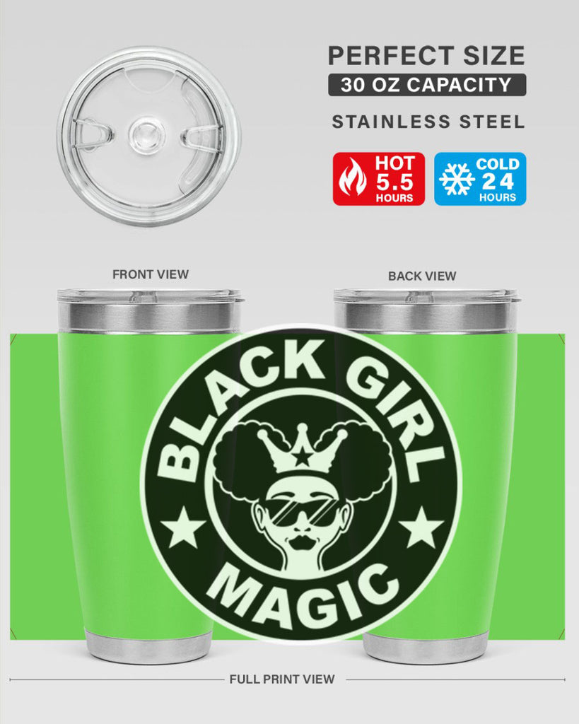 black girl magic coffee 57#- women-girls- Tumbler