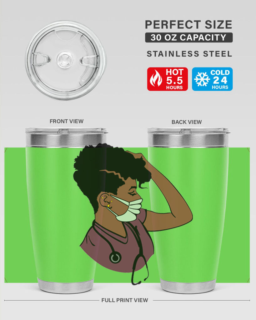 black nurse 1#- women-girls- Tumbler