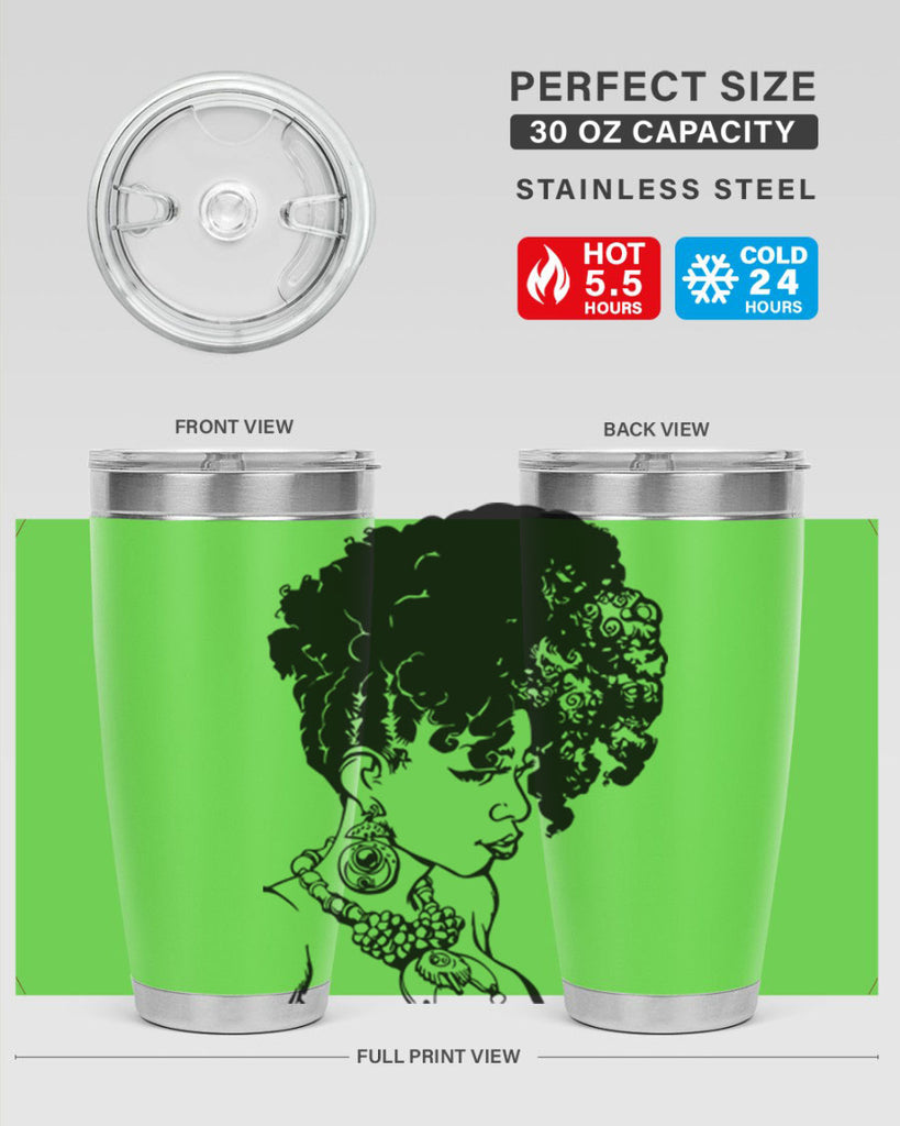 black women - queen 40#- women-girls- Tumbler