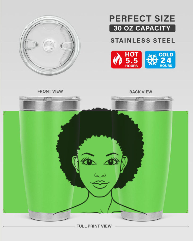 black women - queen 64#- women-girls- Tumbler