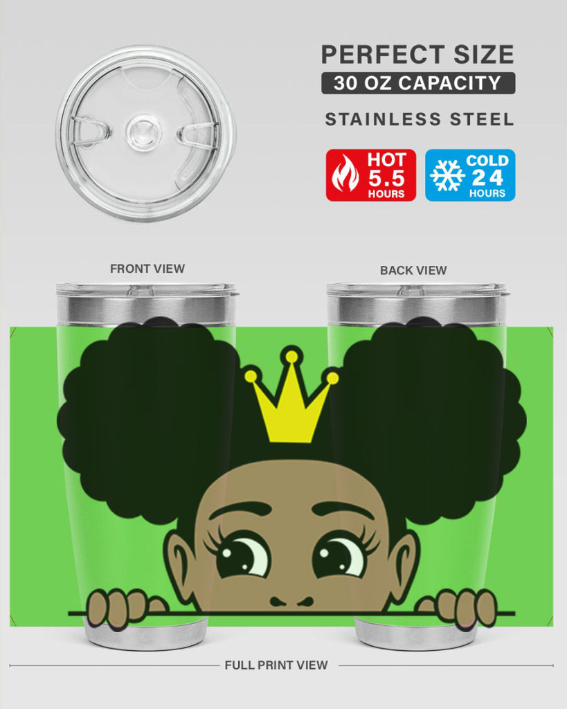 crown afro puffs 51#- women-girls- Tumbler
