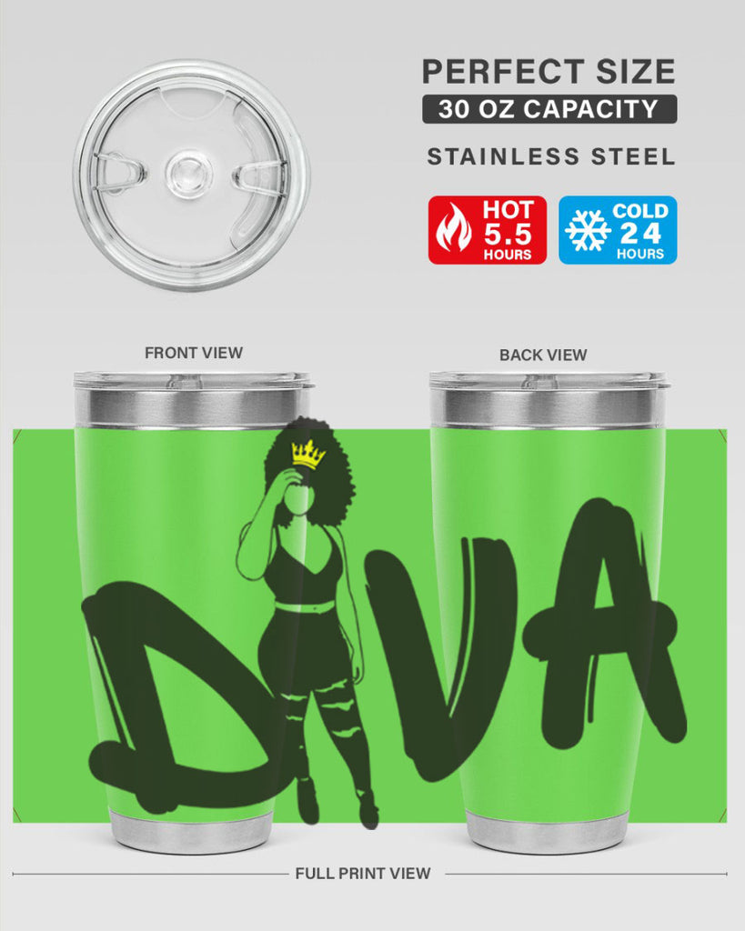 diva 6#- women-girls- Tumbler