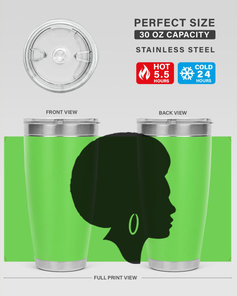 remix femaleafroavatar black 20#- women-girls- Tumbler