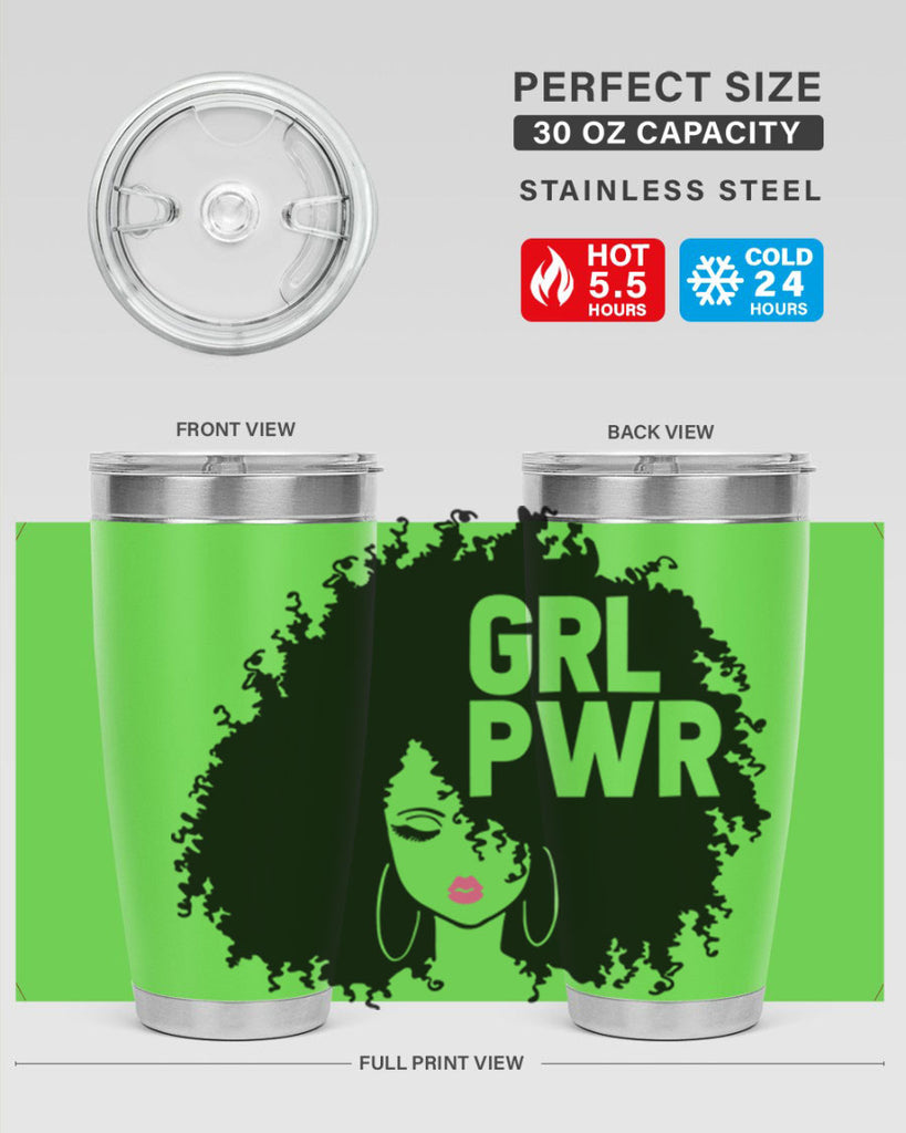 woman face grlpwr 1#- women-girls- Tumbler